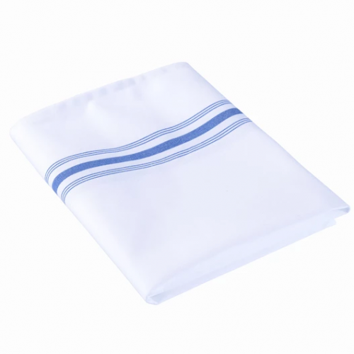 Bistro Napkin White with Royal Blue Stripes - Image 3