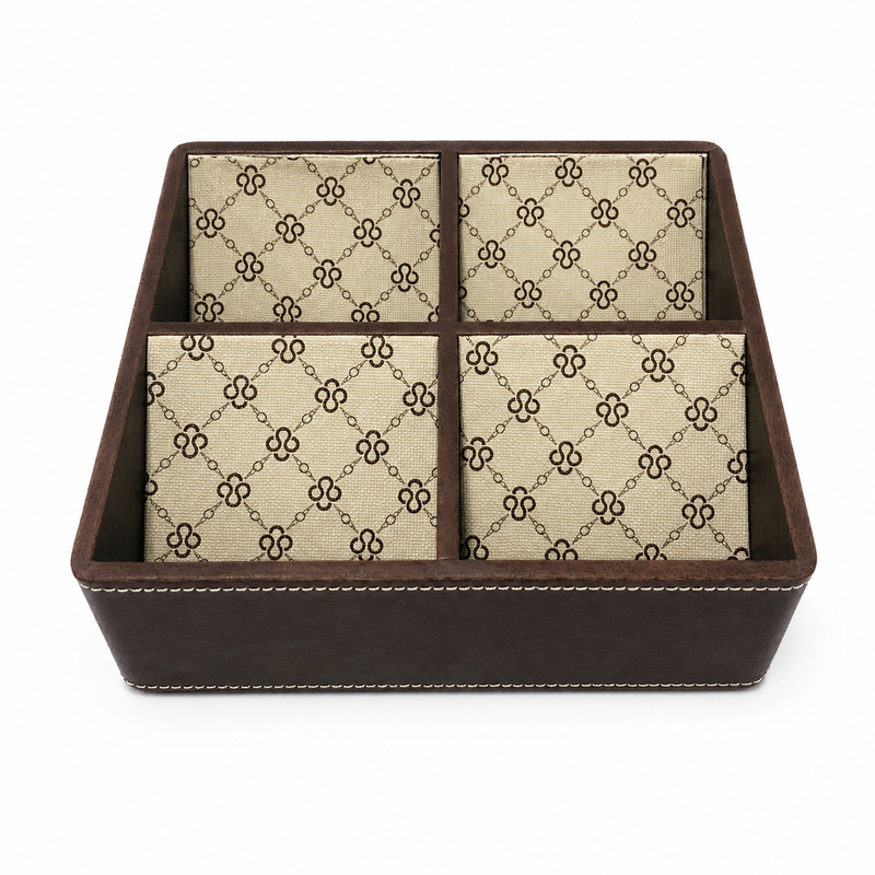 Bordeaux 4 Compartment Display Tray