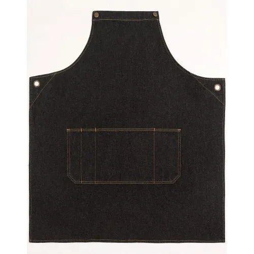 Denim Bib Apron Black