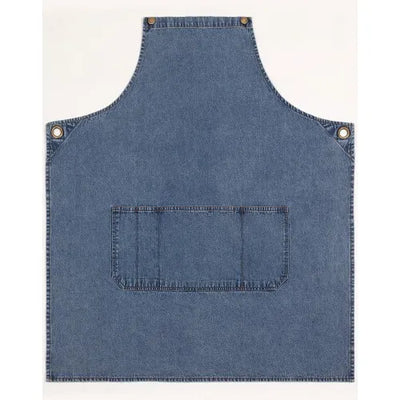 Denim Bib Apron Light Blue