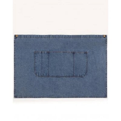 Half Denim Apron Light Blue