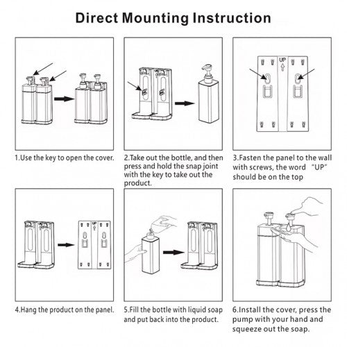 Twin Manual Soap Dispenser - Image 2