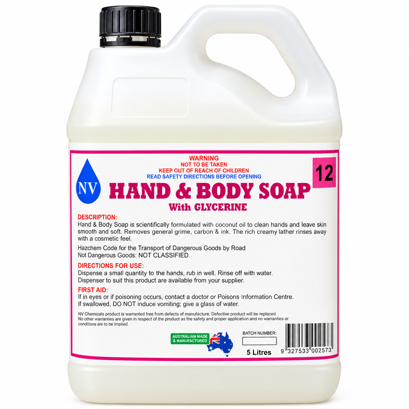 Hand & Body Soap with Glycerine 5L Refill