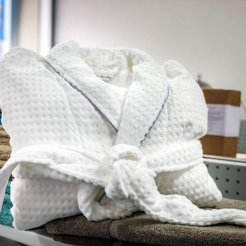 Savoy Deep Plush Waffle Robe + free Eye Mask - Image 3