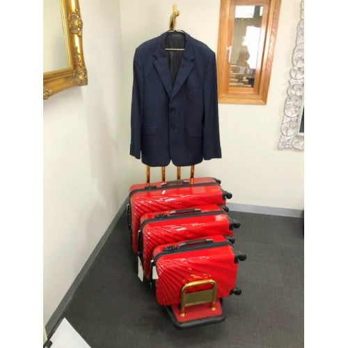 Porters Luggage Buggy - Gold Bar and Red Carpet - Image 2