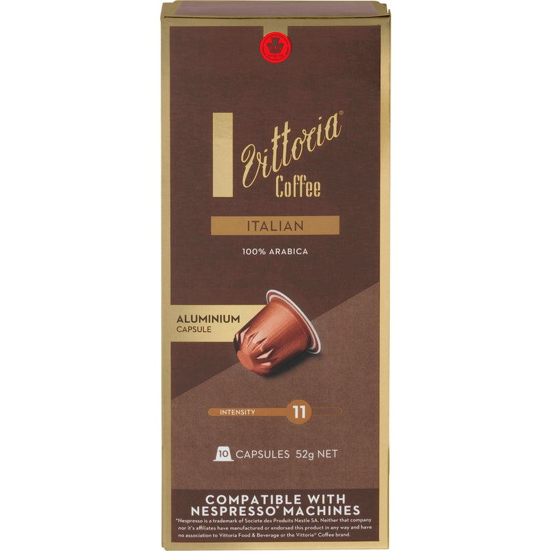 Vittoria Italian Nespresso Compatible Coffee Pods 10s - Image 2