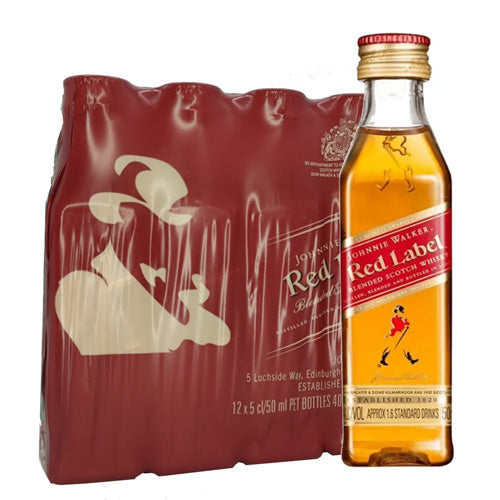 Johnnie Walker Red Label 50ml x 12 - Image 2