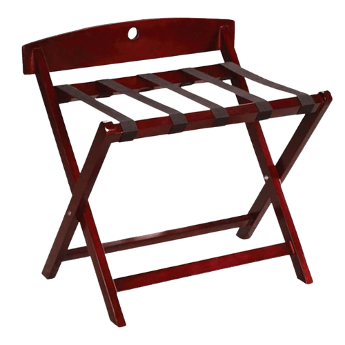 Wooden Luggage Rack - Red Mahogany - Image 4