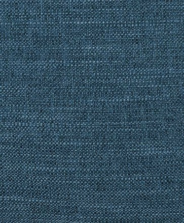 blue textile of bed runner
