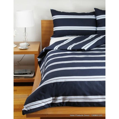 Hudson Navy KSB Duvet Cover Set