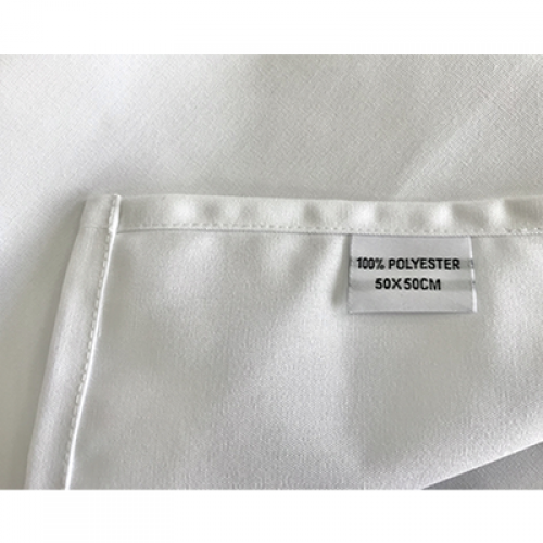 White Spun Poly Napkin - Image 3