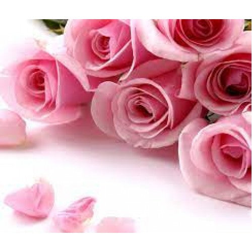 Rose Oil Diffuser 50ml + 8 Rattan Sticks - Image 2