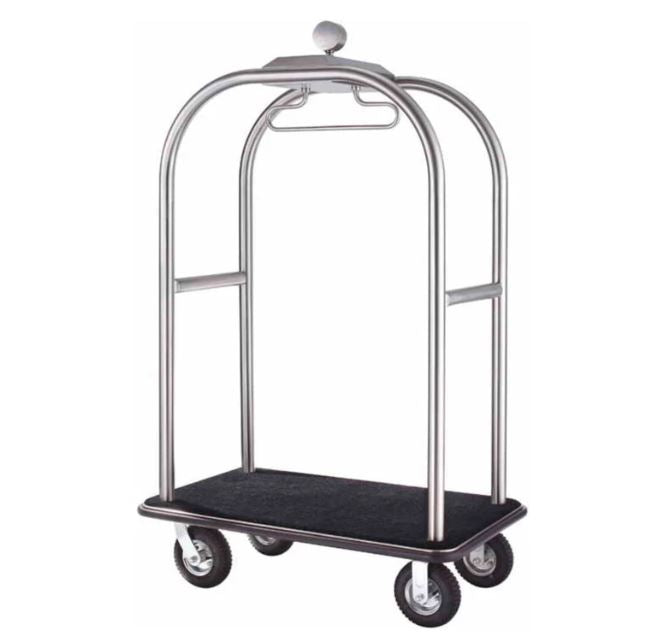 STANDARD Birdcage Stainless Steel Luggage Cart