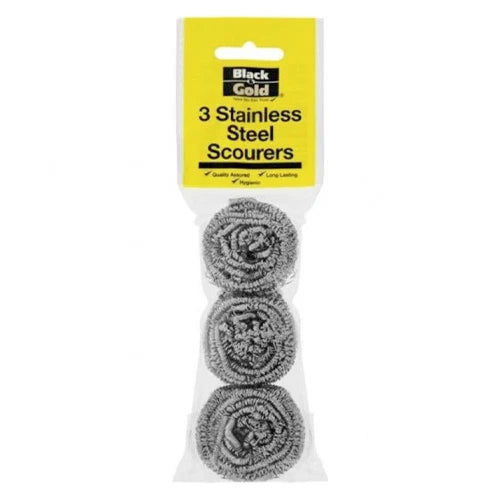 Stainless Steel Scourer – Pack of 3