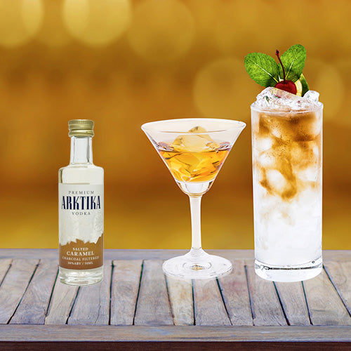 Arktika Salted Caramel Vodka 50ml x 12 - Image 4