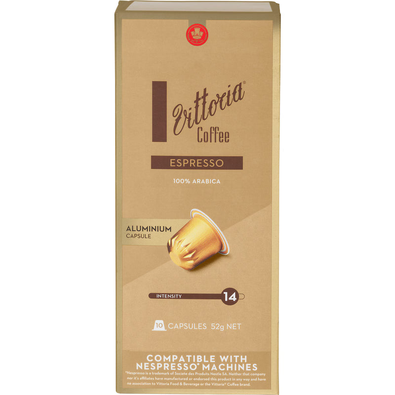 Vittoria Espresso Nespresso Compatible Coffee Pods 10s - Image 2
