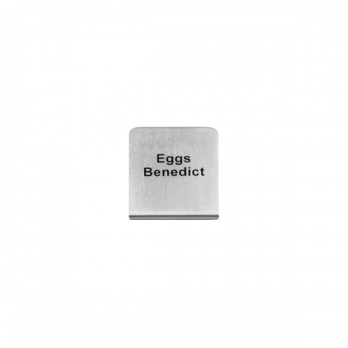 EGGS BENEDICT - BUFFET SIGN
