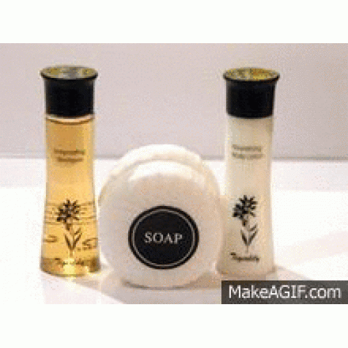 Natural 35gm pleat wrap soap x 100 - Image 2