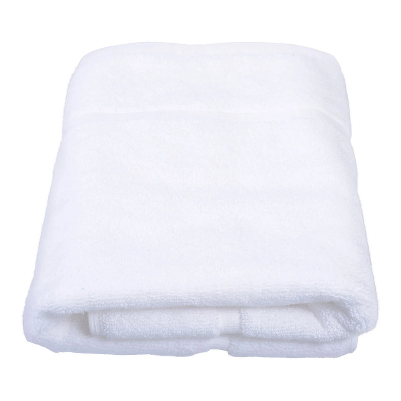 Plush white pearl bath mat, neatly displayed, ideal for bathroom comfort and water absorption.