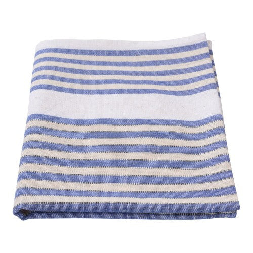 Butchers Stripe Tea Towel - Blue - Image 2