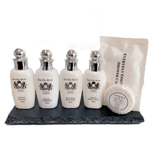 Upgrade Your Rooms with the Saville Row Elegance Pamper Pack with Free Eye Mask: Buy Wholesale Now!