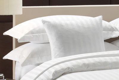 Satin Stripe Flat Sheet
