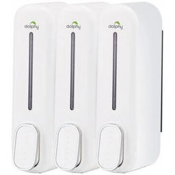 Triple White Shower Dispenser