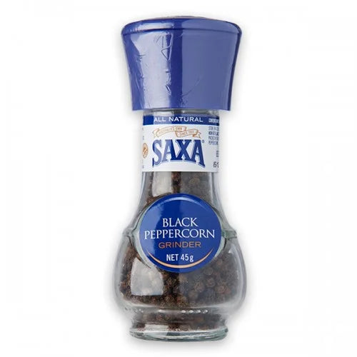 Saxa Peppercorn Grinder 45gm