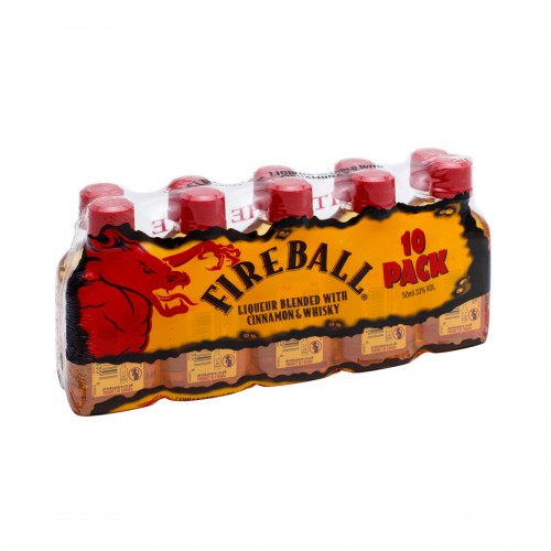 Fireball Cinnamon Whiskey 50ml x 10 - Image 3