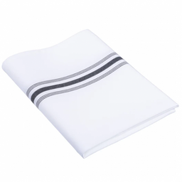Restaurant Napkin White with Black Stripes - Image 3