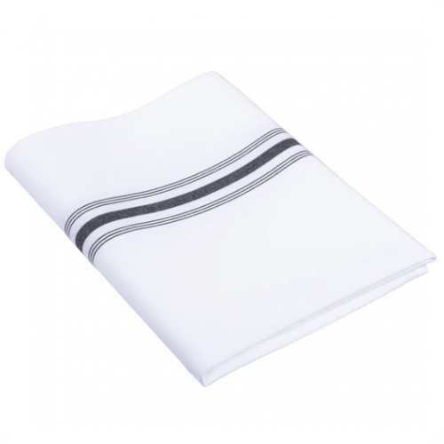 Restaurant Napkin White with Black Stripes - Image 3