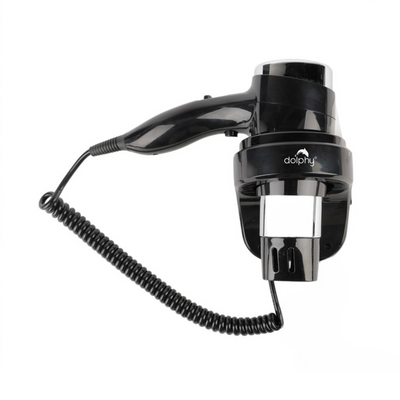 Wall-Mount Hair Dryer 1600 - Black