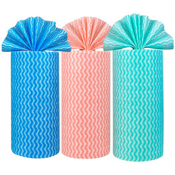 3 Mixed Colours Wipes Roll