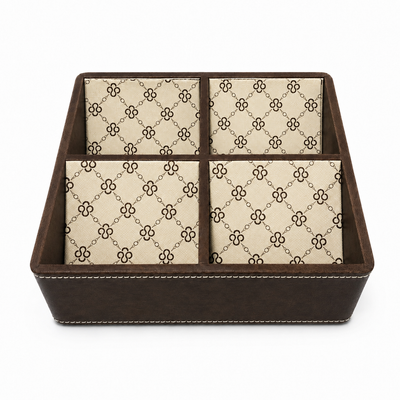 Bordeaux 4 Compartment Display Tray