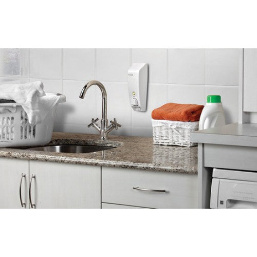 Classic Single White Soap Dispenser - CLEARANCE - Image 2