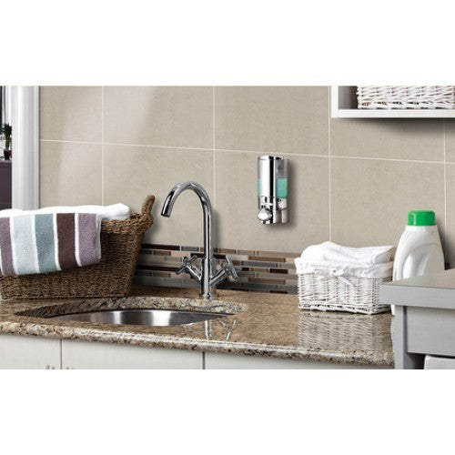 AVIVA Single Chrome Liquid Soap Dispenser - Image 3