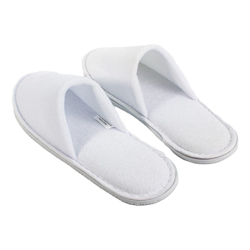 Comfort Closed-toe Terry Cotton Slippers x 100 - Image 2