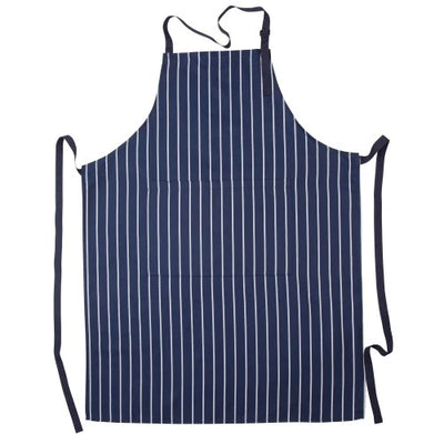 Bib Stripe Apron Navy