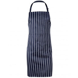 Bib Stripe Apron Navy - Image 2