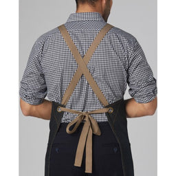 Denim Bib Apron Light Blue - Image 3