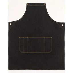 Denim Bib Apron Black