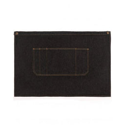 Half Denim Apron Black