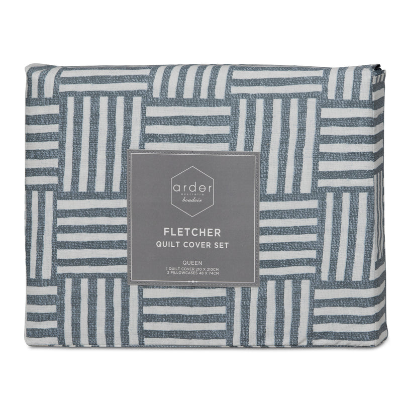Ardor Boudoir Fletcher quilt cover set 