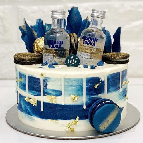 Absolute vodka cake