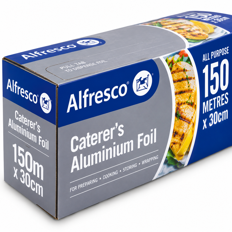 Alfresco Caterer's Aluminium Foil All Purpose 150m X 30cm