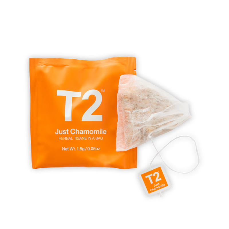 T2 Just Chamomile tea package 