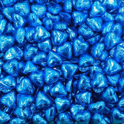 Blue Chocolate Hearts 1kg - Image 2