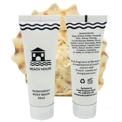 Beach House Rainforest Body Wash 30ml x 50