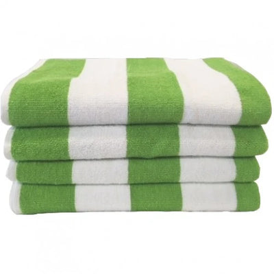 Beach Hut Pool Towel – Lime
