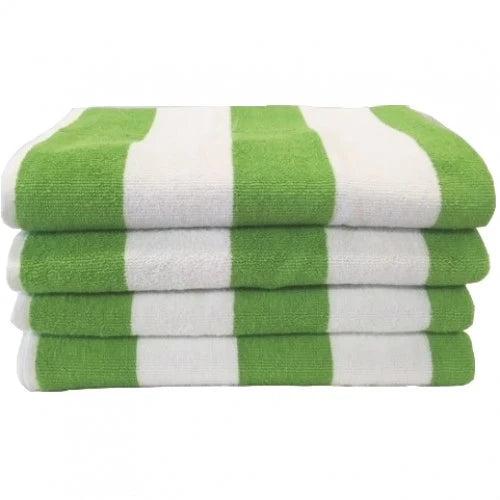 Beach Hut Pool Towel – Lime